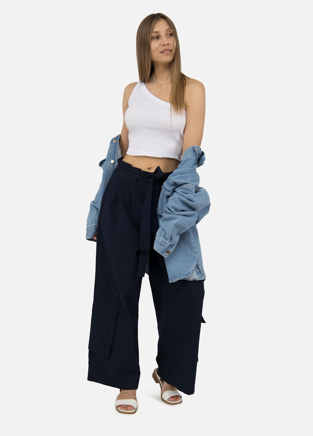 Жіночий топ колір білий ЦБ-00251039 RPS (297060034)