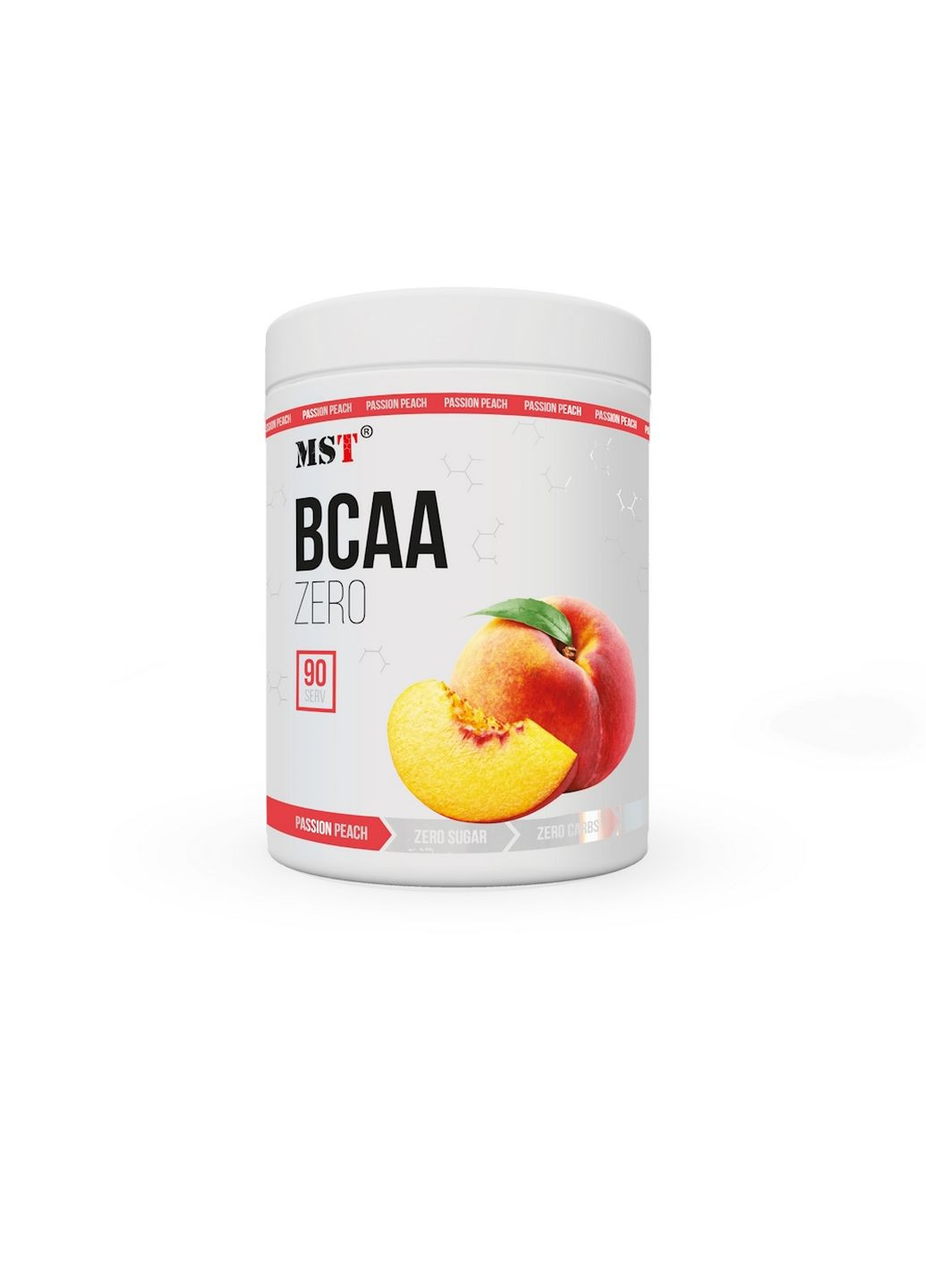 Амінокислота BCAA BCAA Zero, 540 грам Персик MST (293482043)