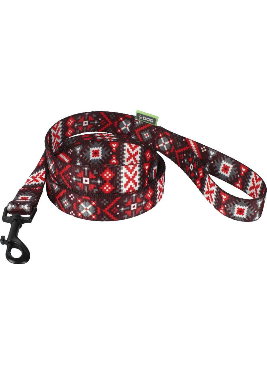 Поводок Вышиванка ширина 25 мм длина 152 см (2100103078017) Hi Dog (322423368)