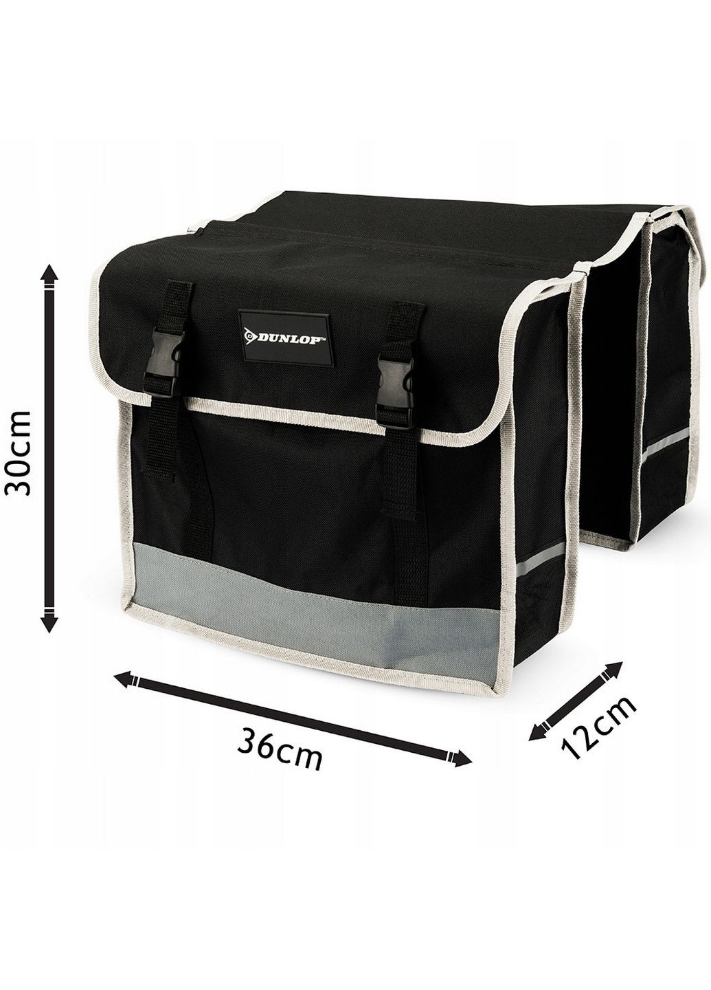Велосипедная сумка на багажник, велосумка 26L 30х36х12 см Dunlop (315872004)