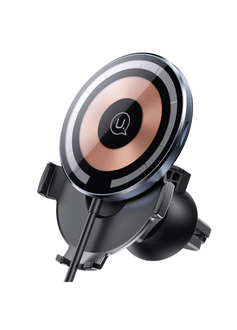 Холдер CD164 Transparent Magnetic Car Wireless Charger Transparent USAMS (302289040)
