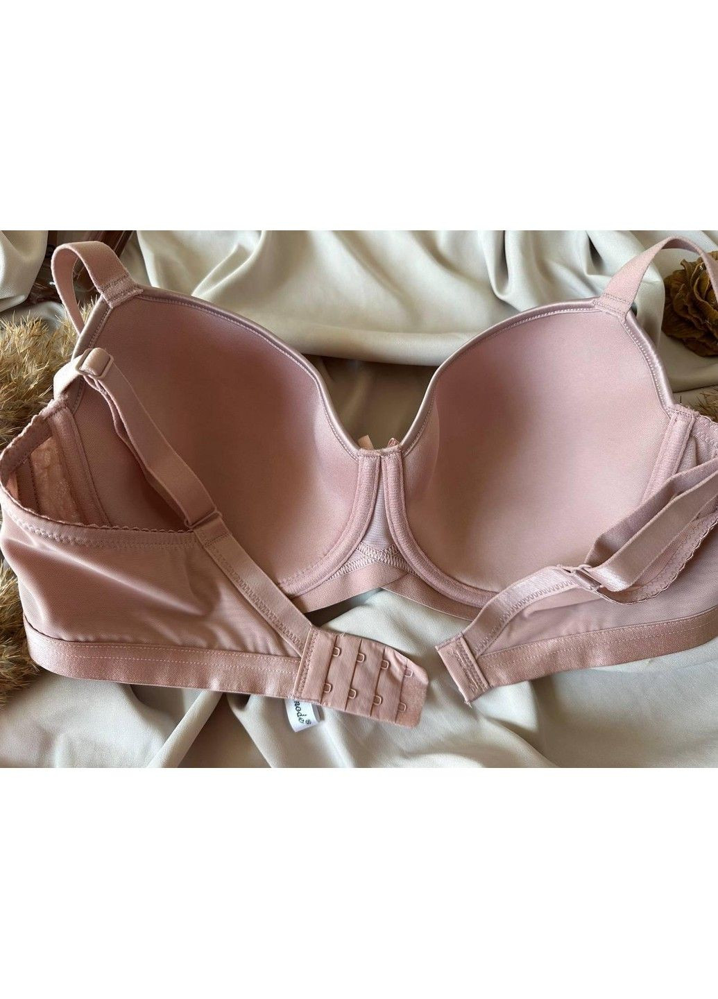 Пудровий бюстгальтер з м'якою чашкою 3016 пудровий Lanny Mode