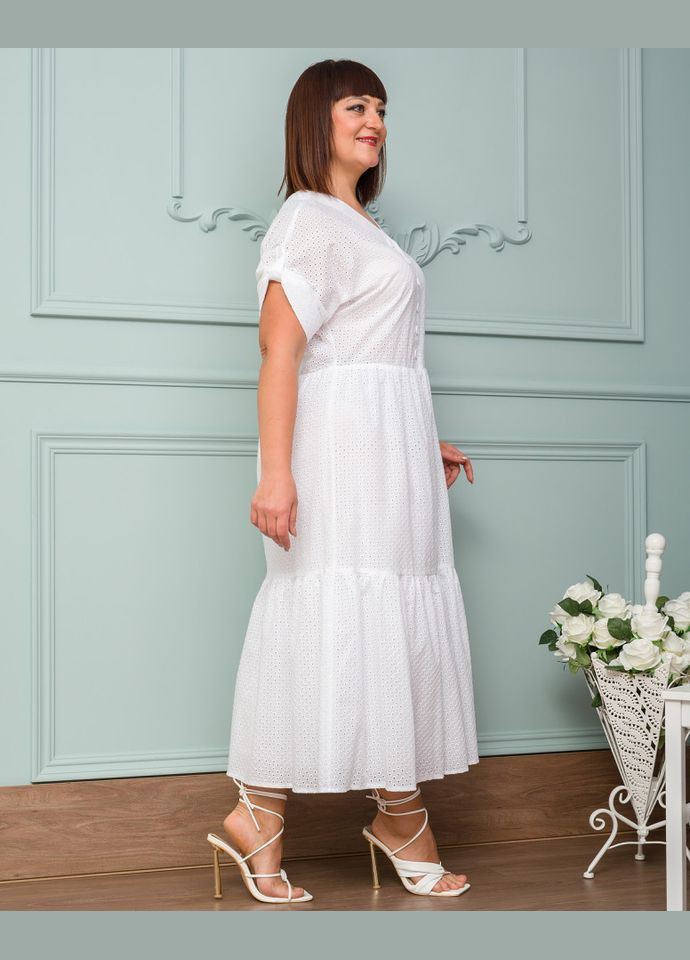 Білий плаття 14563-4 Alenka Plus