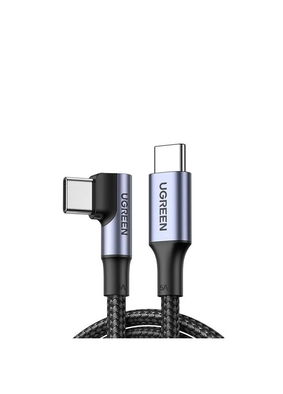 Кабель USB-C to USB-C PD Fast Charging 90 Degree Cable 5A Max 2m (UGR-70645) Ugreen US334 (372679762)