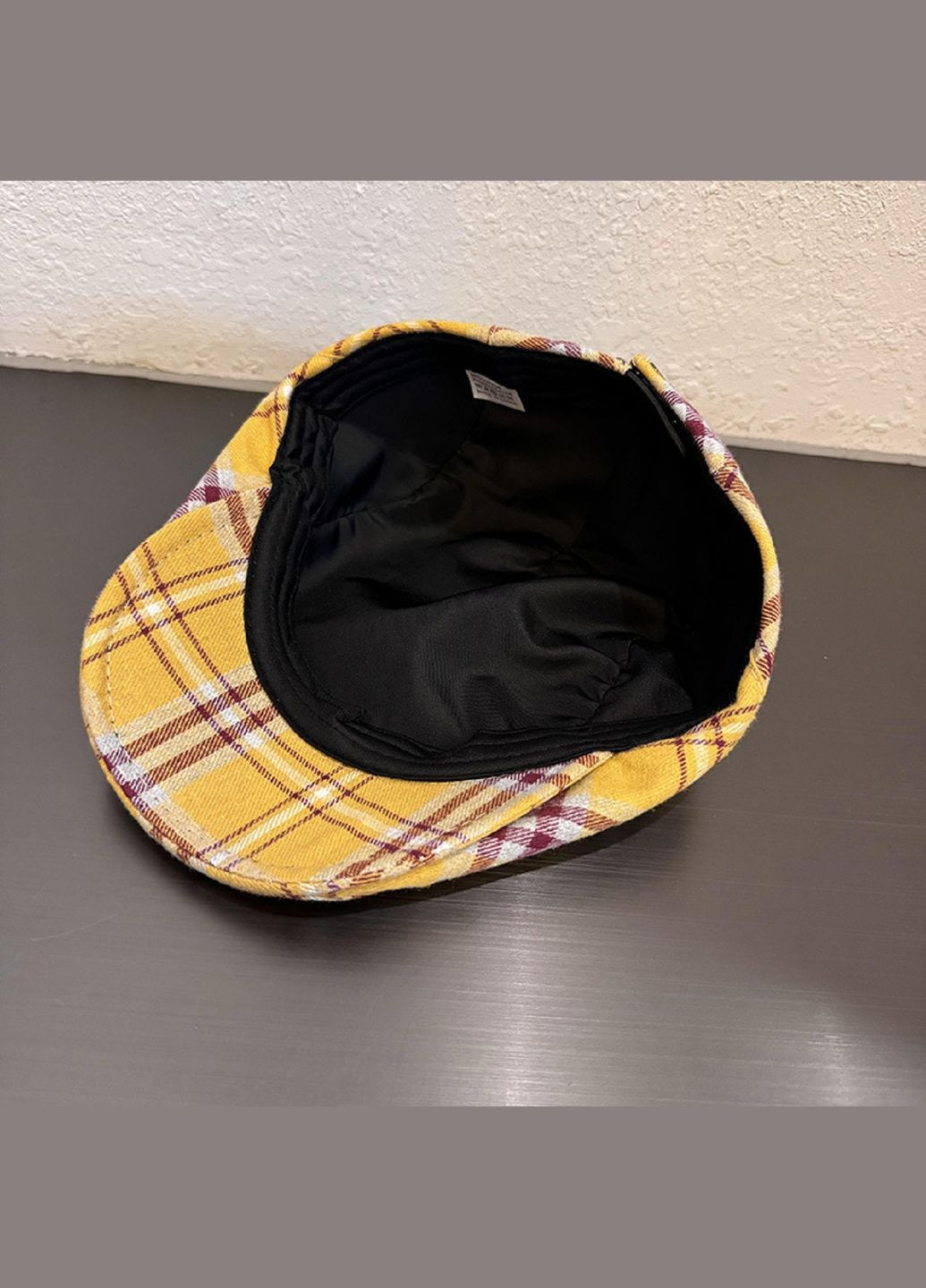 Жіноча Чоловіча Яскрава Картата Кепка в Стилі Ретро в Клітинку No Brand (337171602)