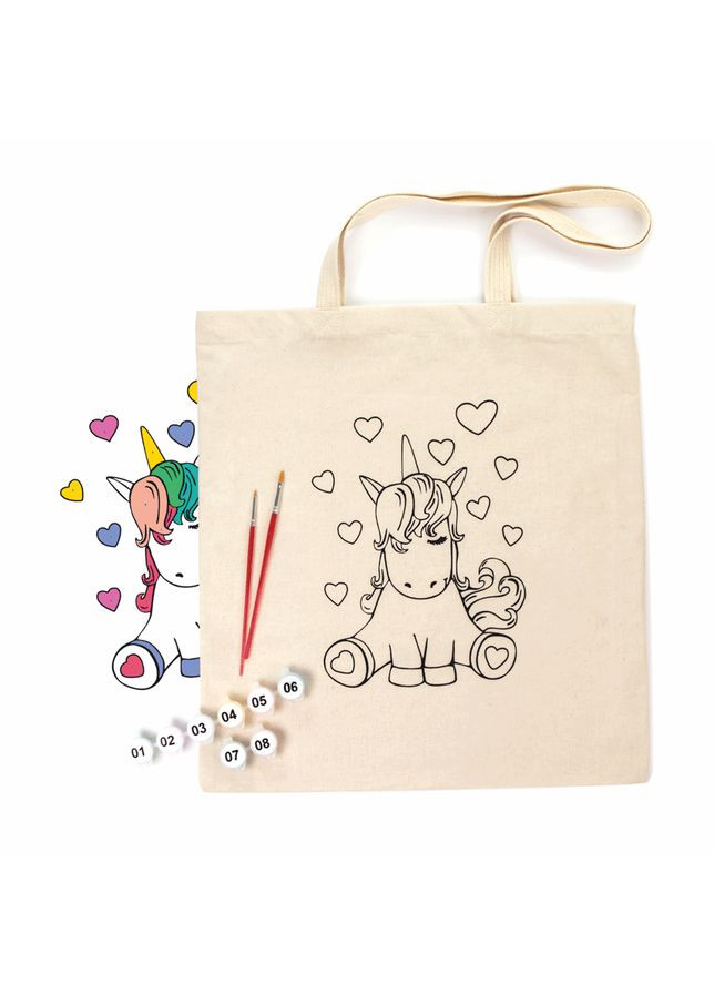 Набор раскраска «Юникорн» хлопок 220 г/м2 38х42см Rosa Talent (362660721)