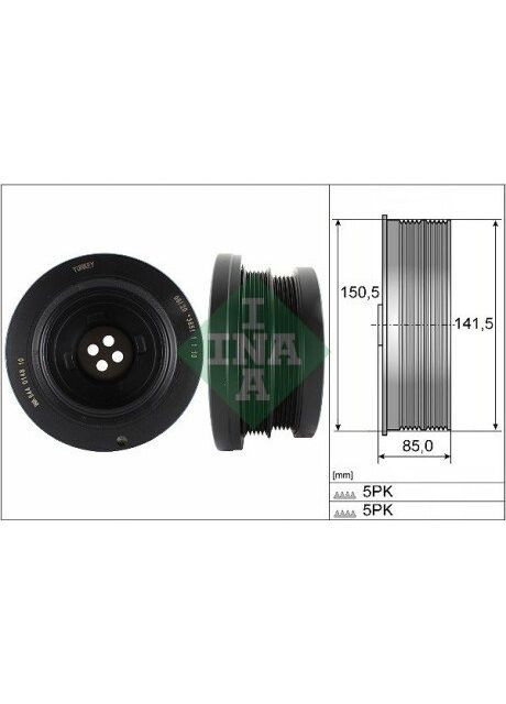 Шків колінчастого валу Ina (360496465)