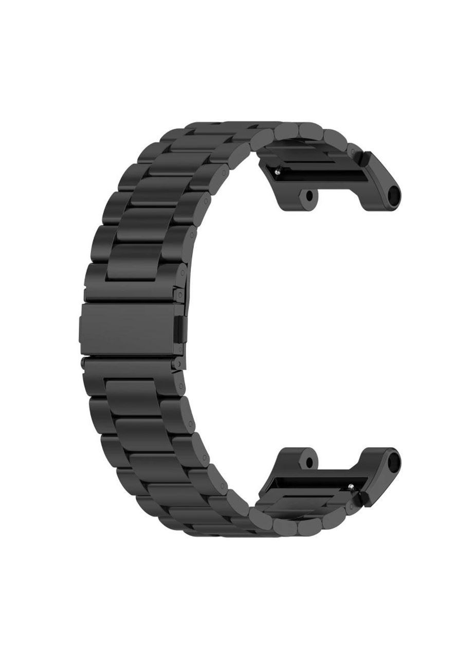 Металлический ремешок для смарт-часов Xiaomi Amazfit T-Rex (A1918) - Black Primolux (262296917)