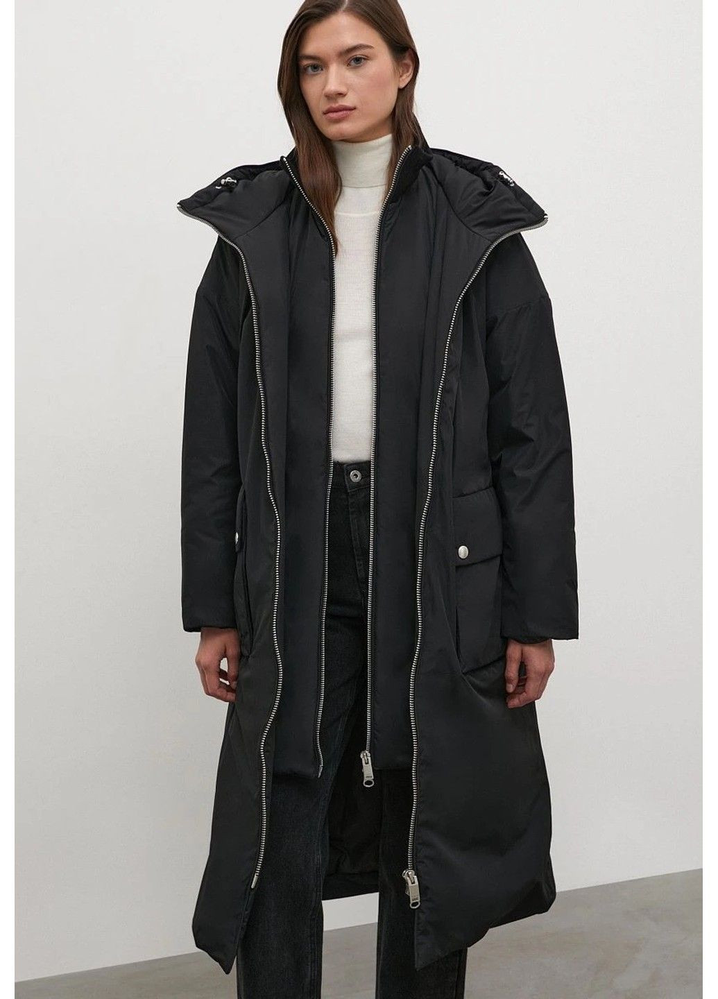 Чорна зимня зимова куртка fwb51050-200 Finn Flare