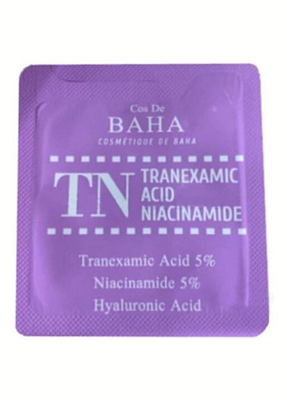 Сыворотка с транексамовой кислотой и ниацинамидом для лица и шеи Tranexamic Acid Niacinamide Serum 1.5ml (2-1143363) Cos De Baha (369793666)