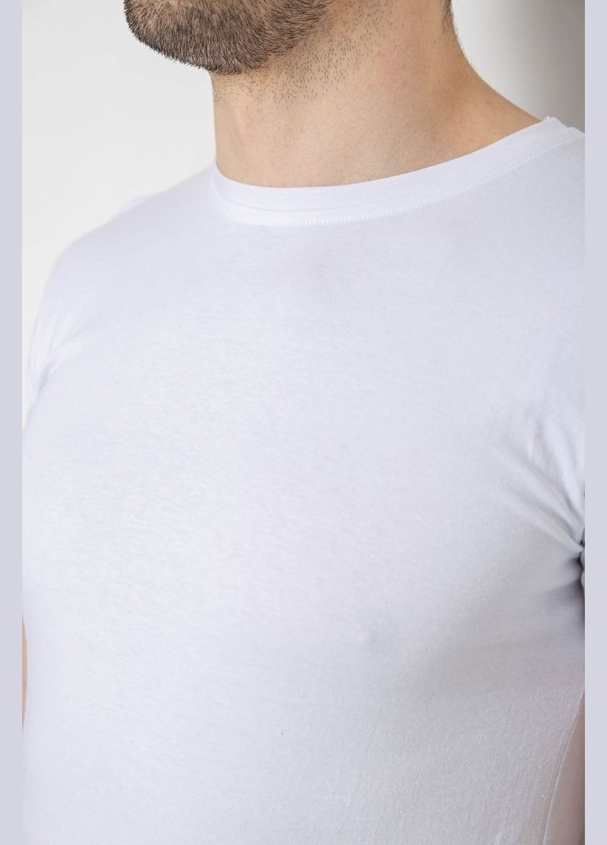 Белая футболка мужская однотонная базовая черная размер 4xl (sku_244r2408) с коротким рукавом No Brand