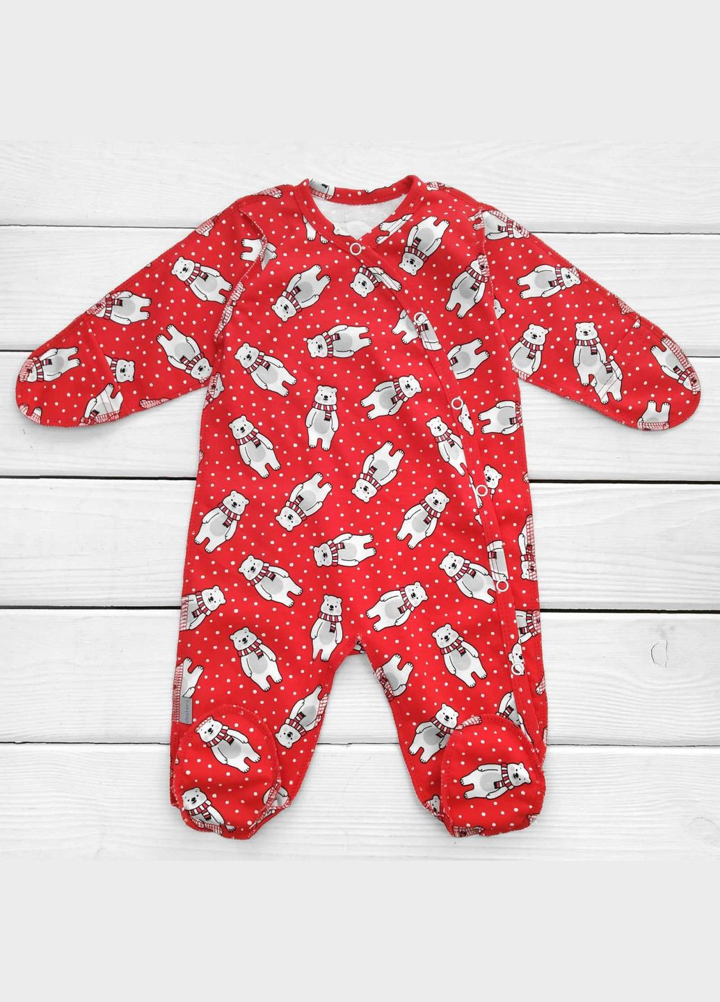 Чоловічок для немовлят із святковим принтом Holiday Червоний dexter's (293942759)