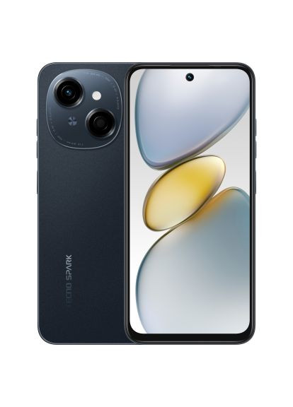 Мобильный телефон (4894947037832) Tecno Spark Go 1 3/128GB Startrail Black (366693566)