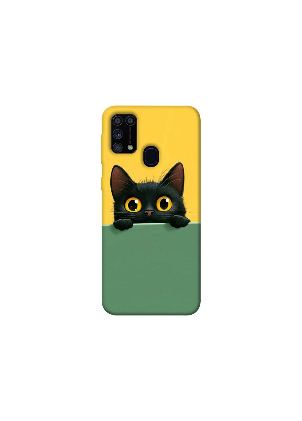 Чохол на Samsung Galaxy M31 Black cat v2 Frontalka (353369255)