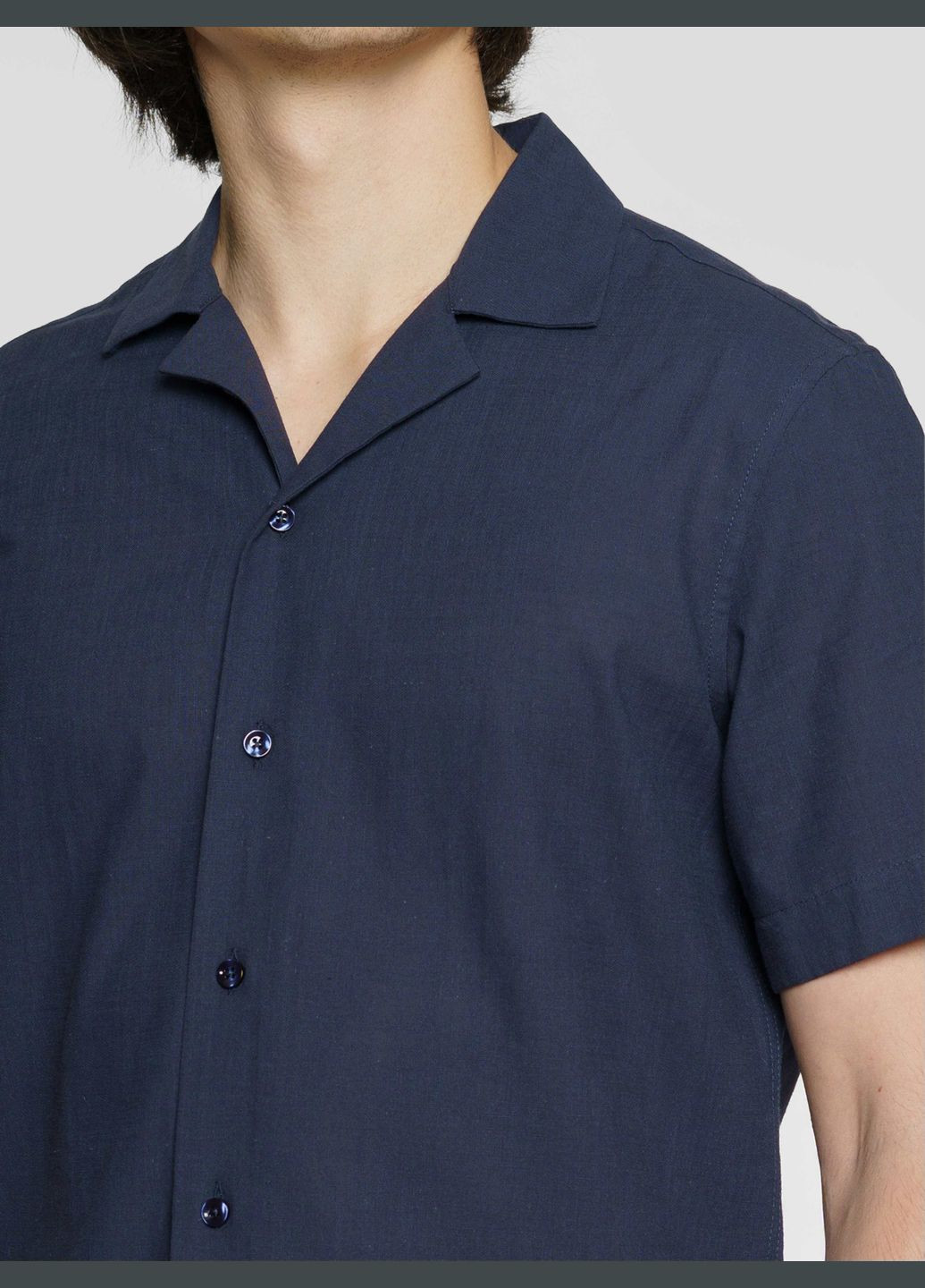 Синяя кэжуал рубашка Arber