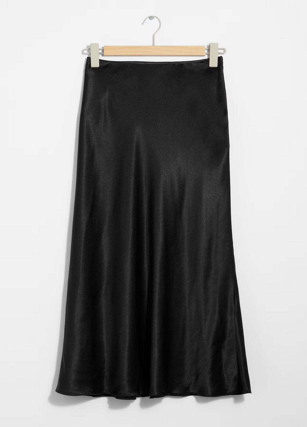 Черная праздничный однотонная юбка & Other Stories