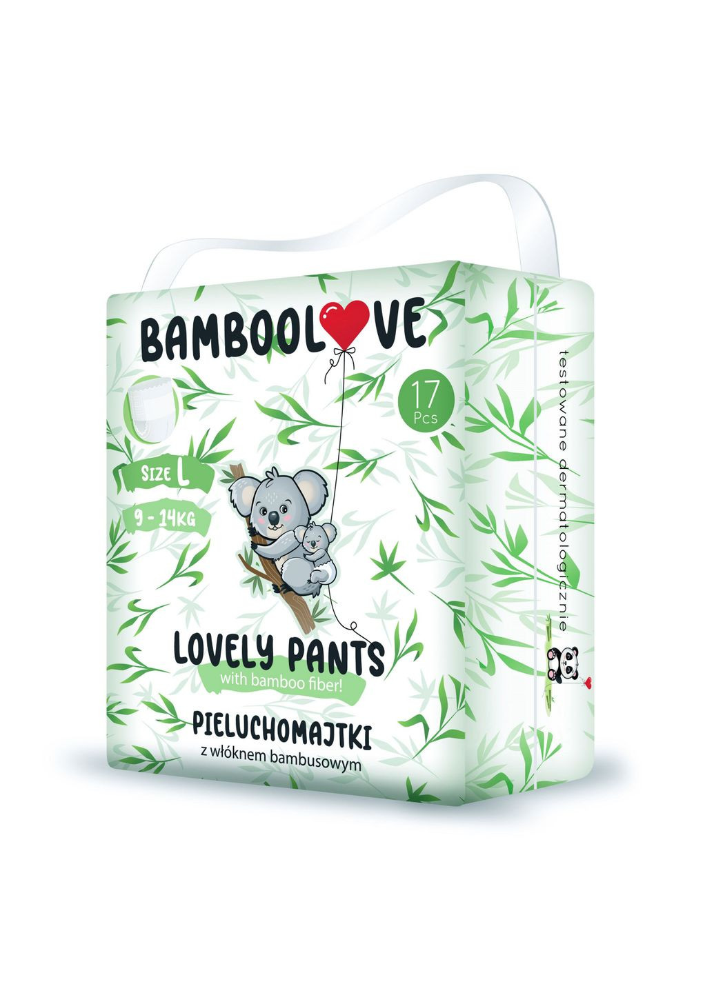 Підгузки-трусики BAMBOOLOVE 55866 LOVELY PANTS розмір L 9-14 кг 17 шт. (5903999558666) No Brand (285791655)