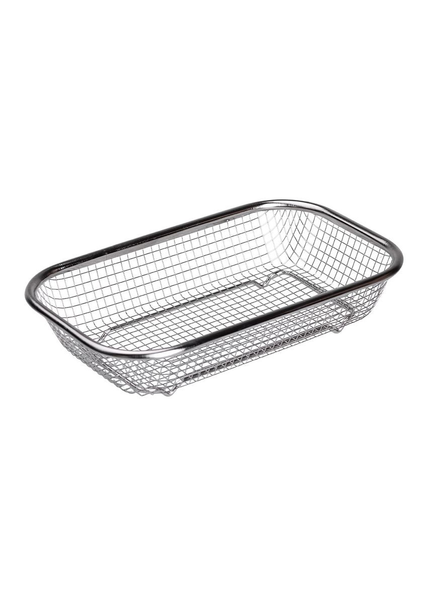 Сито-кошик для миття овочів та фруктів 29.5х21х6 см друшляк з нержавіючої сталі HP-19-23-M (A-033488) Zhongjing (361242429)