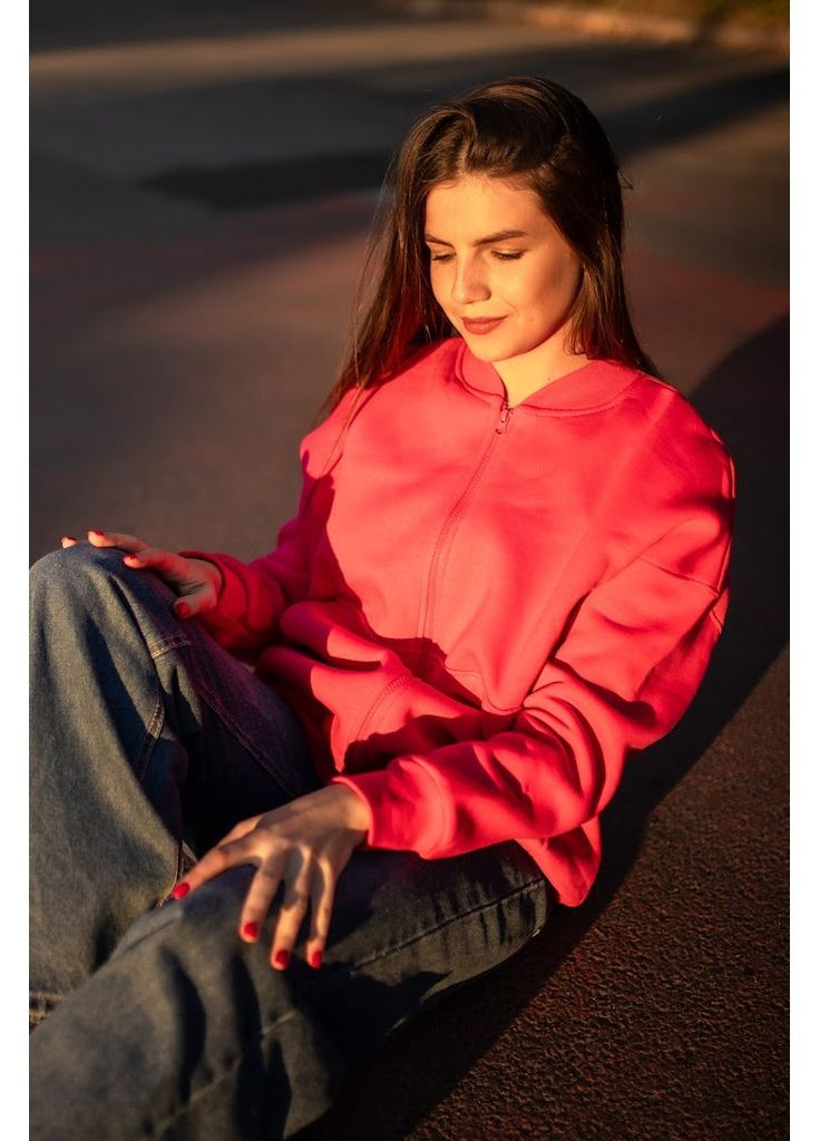 Красный зимний джемпер женский hc (h001-8374-025) Носи своє