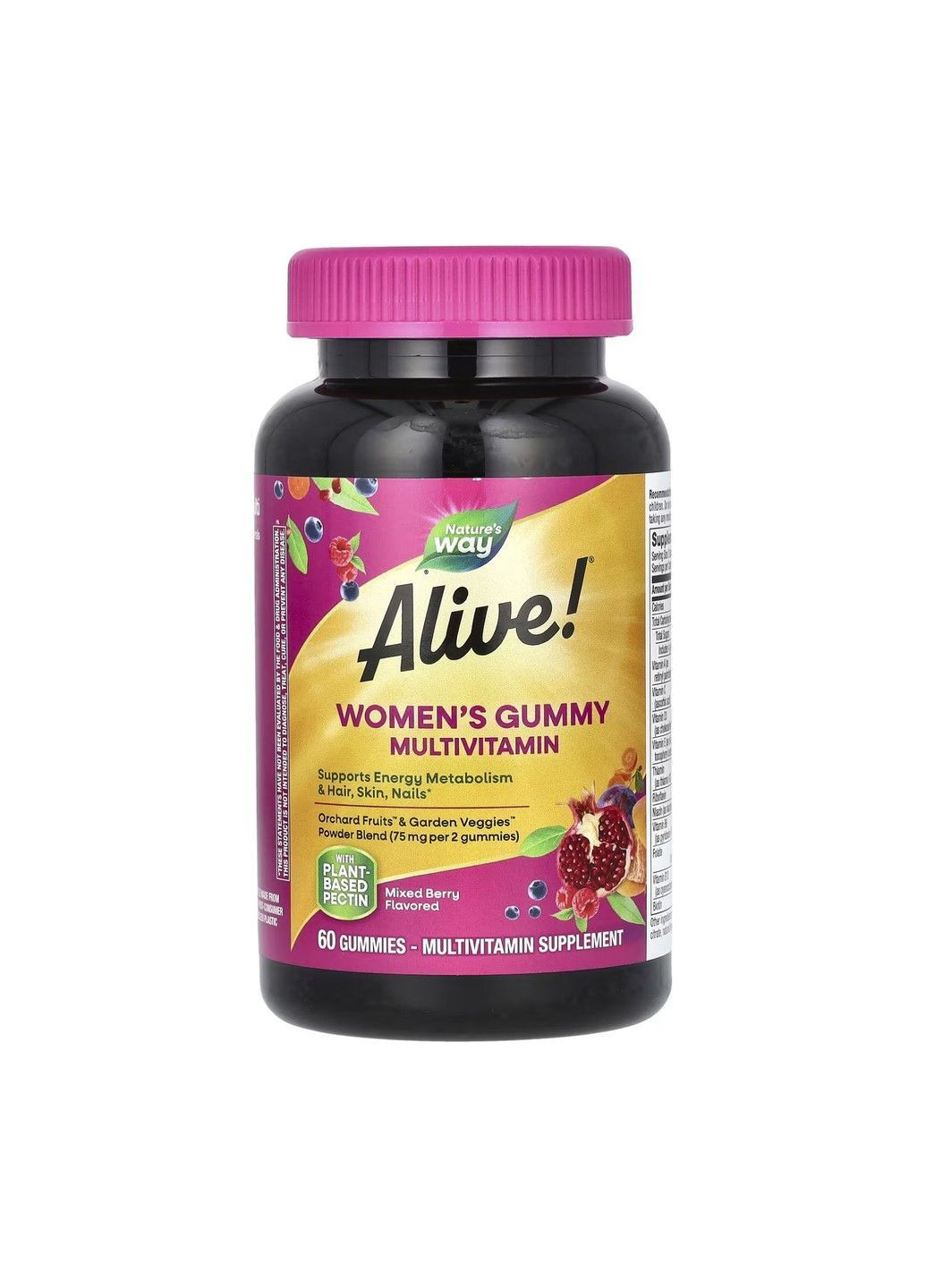 , Alive!®, жувальні мультивітаміни для жінок, 60 жувальних мармеладок Nature's Way (366667548)