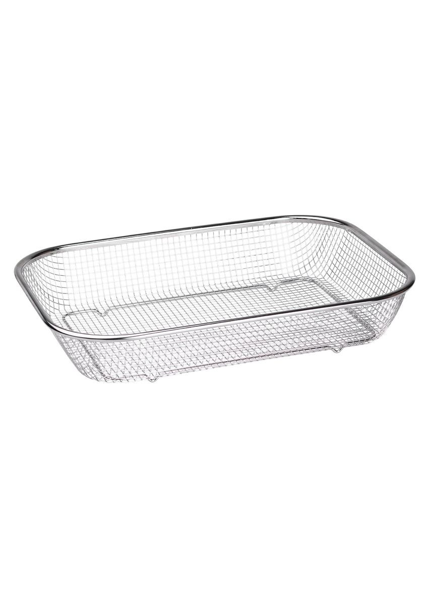Сито-кошик для миття овочів та фруктів 37.5х27.5х6.8 см друшляк з нержавіючої сталі HP-19-23-L Jooki (358705587)
