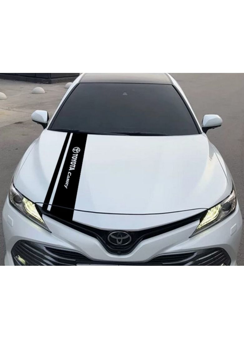 Полосы на капот авто 3D TUNING STUDIO Тойота Камри 1180х200х0.150мм No Brand (362500163)