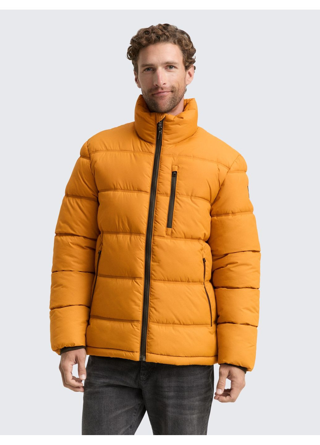 Желтая демисезонная куртка Tom Tailor