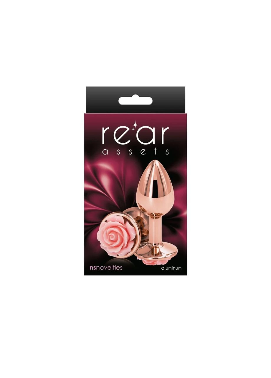 Анальна пробка Rear Assets — Rose — Small — Pink Ns Novelties (398647809)