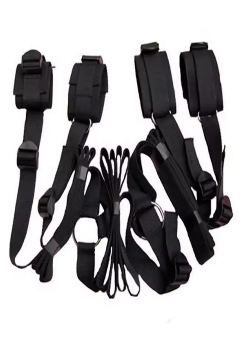 Набір для фіксації тіла на ліжко бдсм фіксатори для прив'язування до ліжка No Brand (327095169)