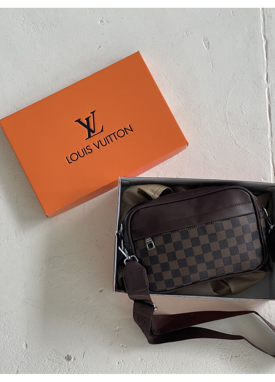 Мужская сумка мессенджерGraham кросс боди через плечо в клетку No Brand (369935751)