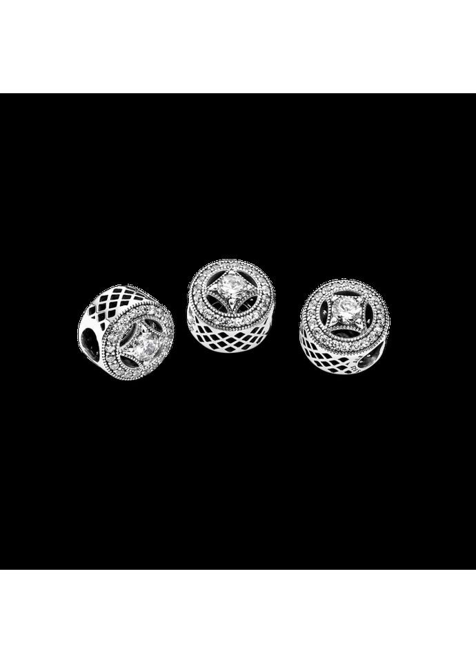 Серебряный шарм Пандора "Винтажное обаяние" 791970CZ Kabluchka (355344036)