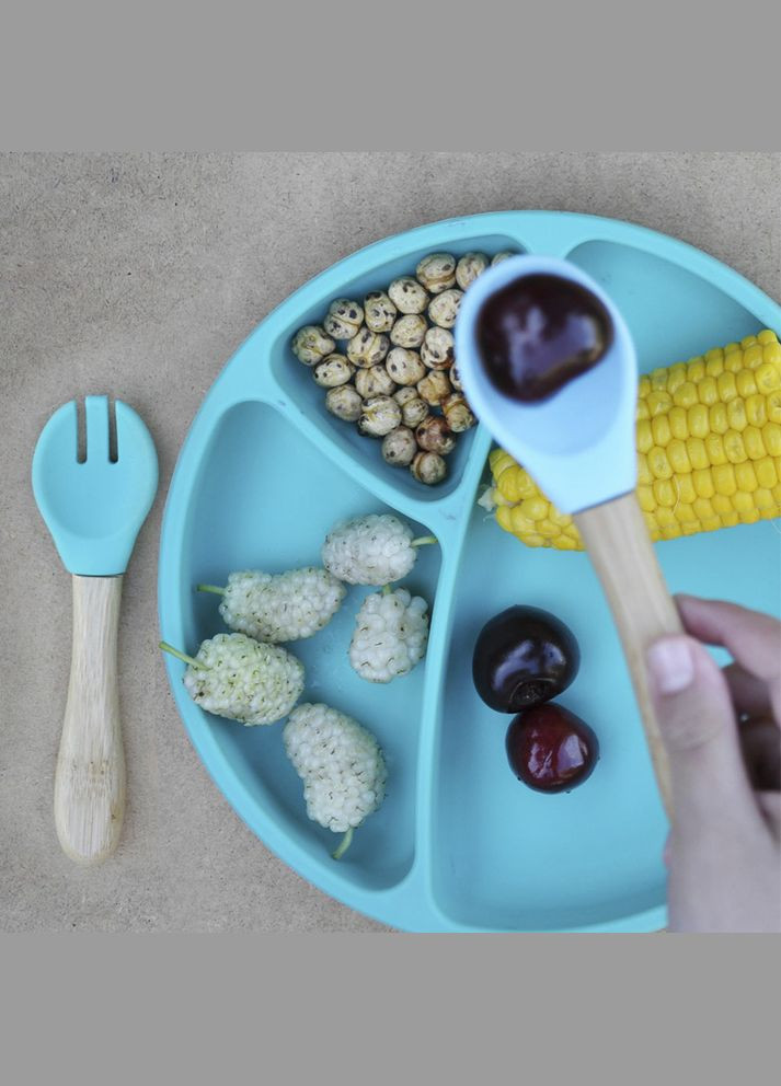 Ложка та виделка Dig In Mineral Blue () MinikOiOi 101060056 (335031059)