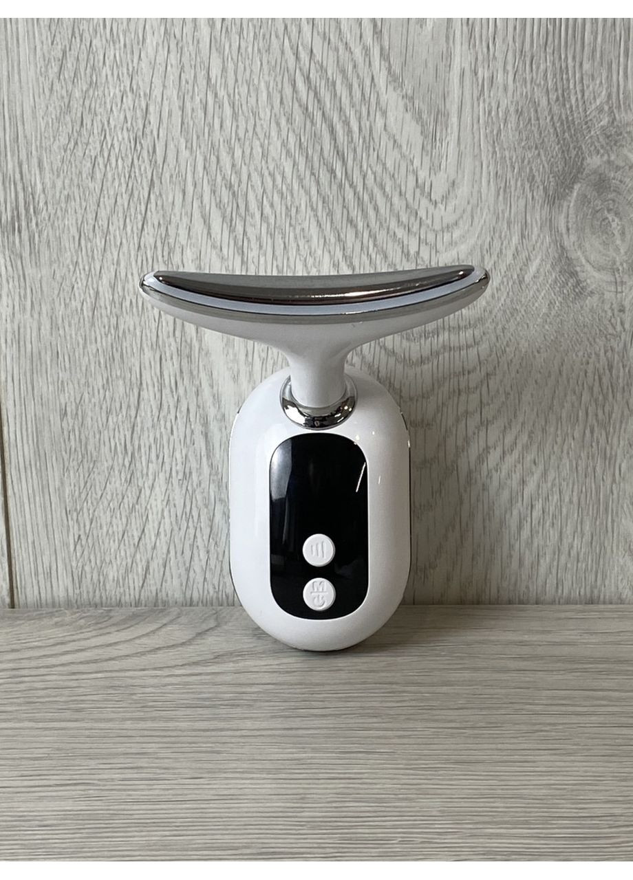 Мікрострумовий масажер Neck Beauty Device для обличчя та шиї з LED-світлом і USB-зарядкою No Brand (366666235)