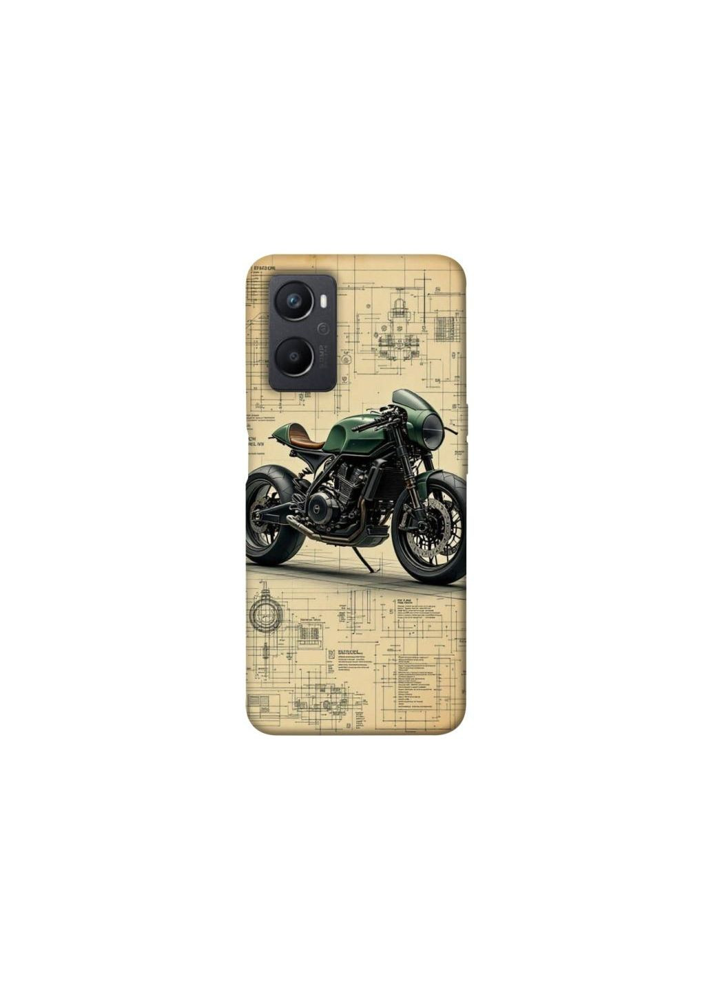 Чехол на Oppo A96 Bike model Frontalka (354189427)
