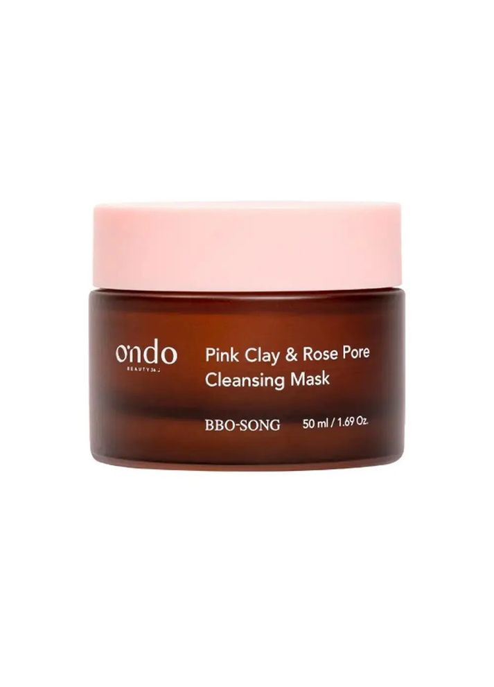 Очищающая маска с розовой глиной и розой, 50 мл Ondo Beauty 36.5 (285790083)