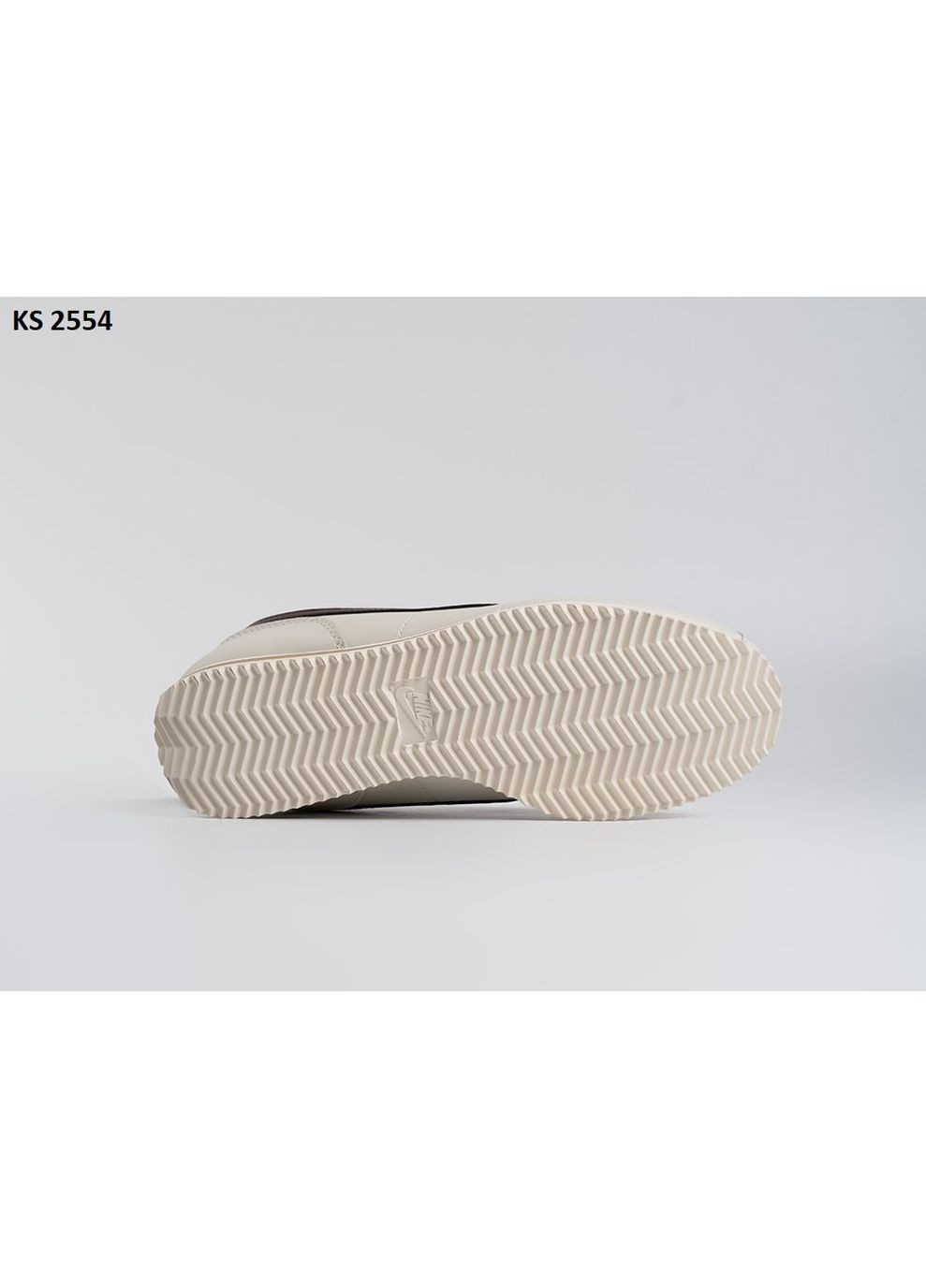 Белые демисезонные кроссовки мужские nike cortez white brown найк кортез No Brand