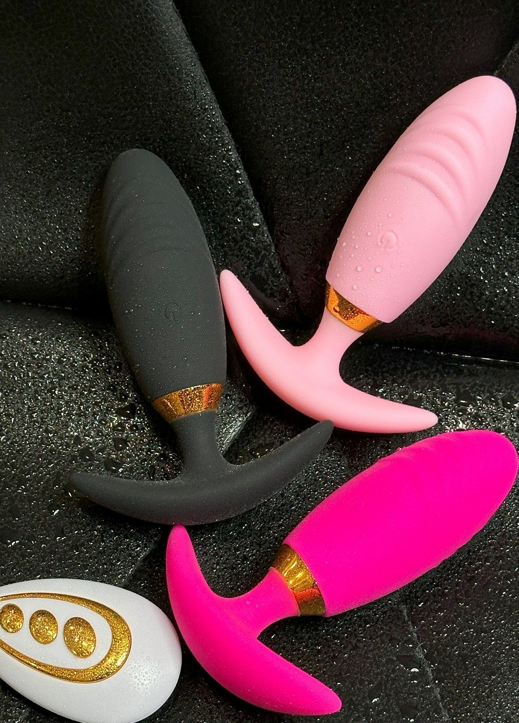 АНАЛЬНА ПРОБКА З ВІБРАЦІЄЮ в комплекті з пультом керування. фуксія No Brand (316657754)