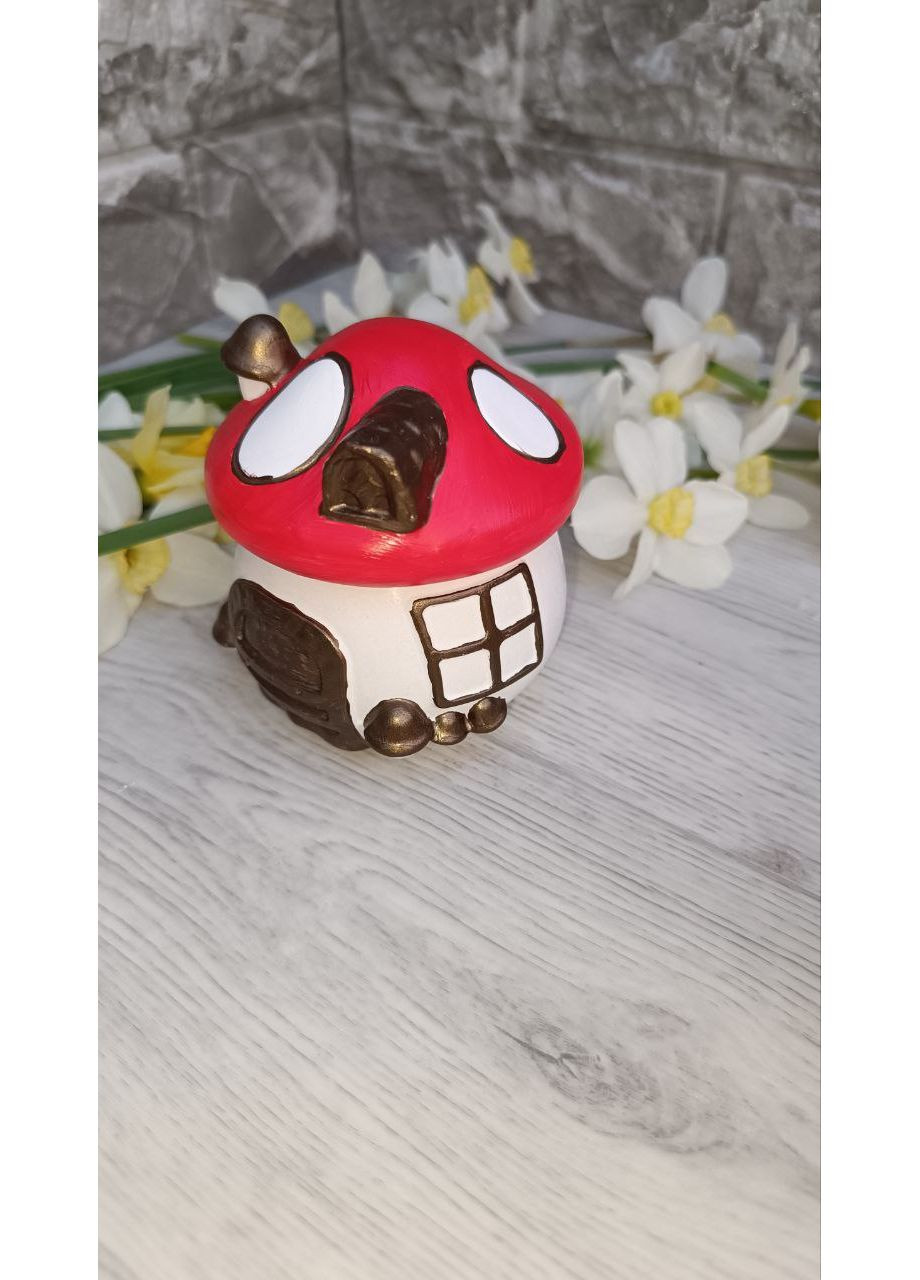 Шкатулка Грибочек Домик из гипса Hand Made (365246577)