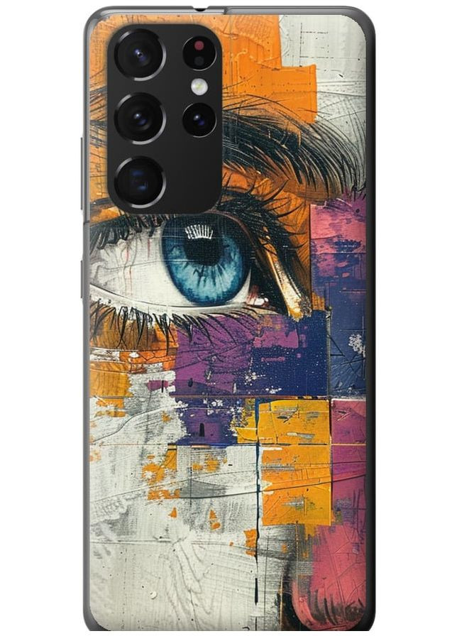 Силиконовый чехол 'Цветная фреска' для Samsung Galaxy S21 Ultra (5G) Endorphone Samsung Galaxy S21 Ultra (5G) (285111506)