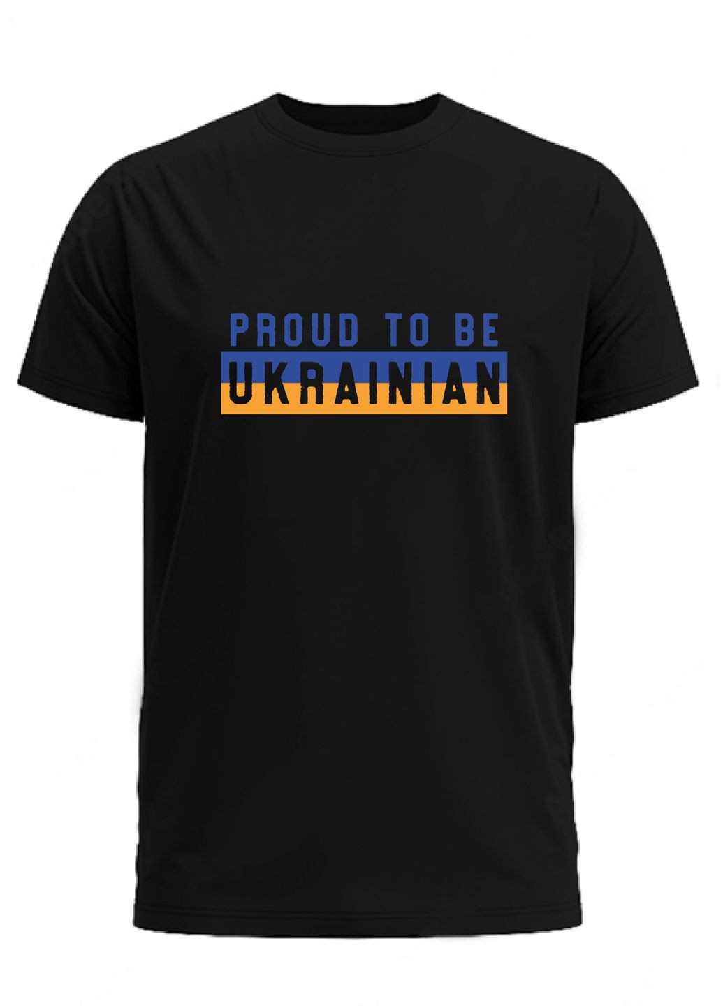Черная всесезон футболка женская №1359 "proud to be russian" черная Roksana
