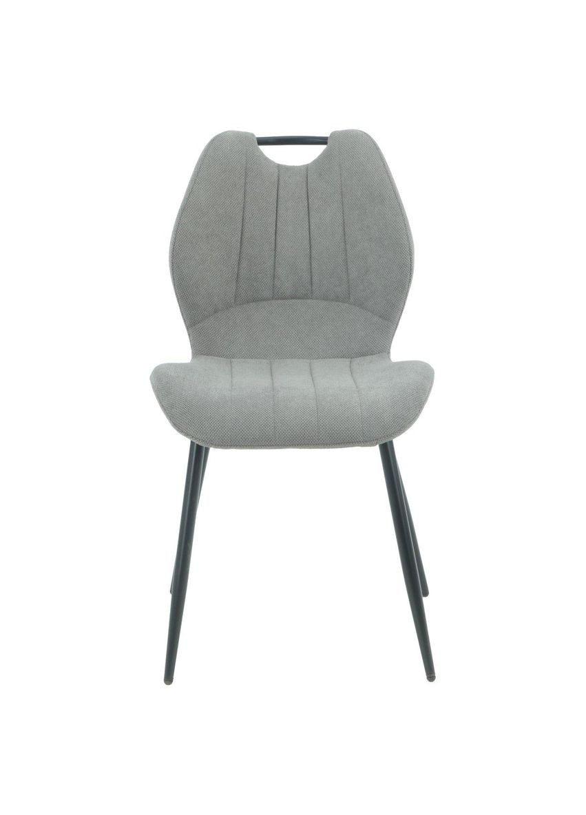 Стілець RICK чорний каркас/темно-сірий тк. Intarsio (365461399)