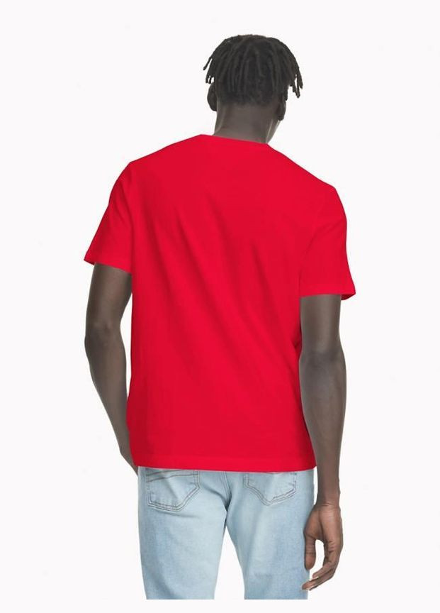 Красная красная футболка - мужская футболка th1340m Tommy Hilfiger