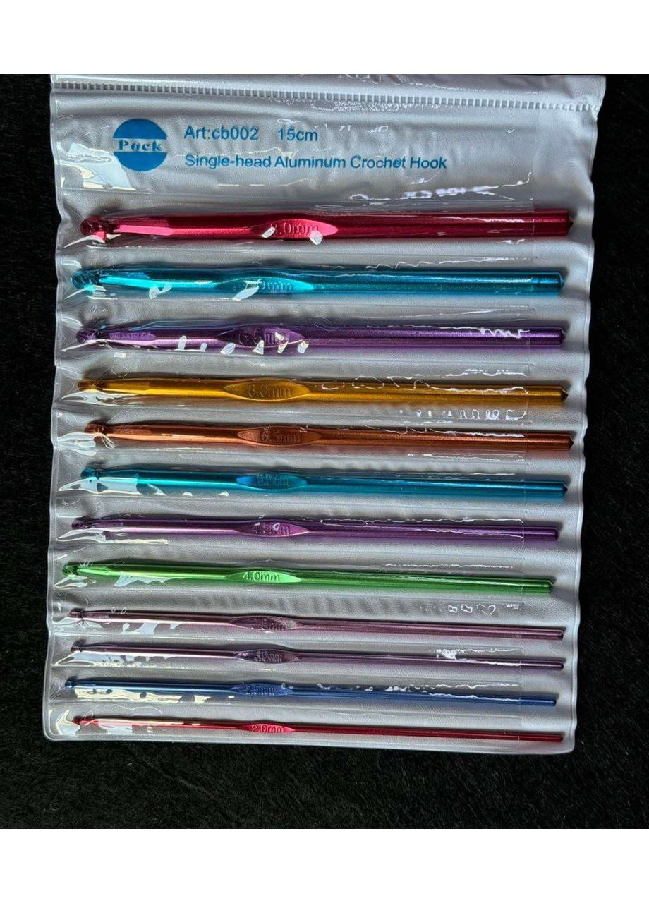 Набор алюминиевых для вязания 12 шт (2-8мм) Крючков (369401657)