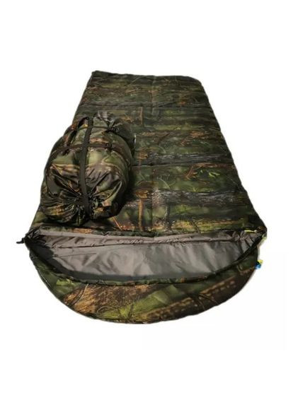 Спальний мішок sleeping bag 210*70 см камуфляжний, Спальник зимовий 30, компактний, Спальник мішок зимовий No Brand (366238676)