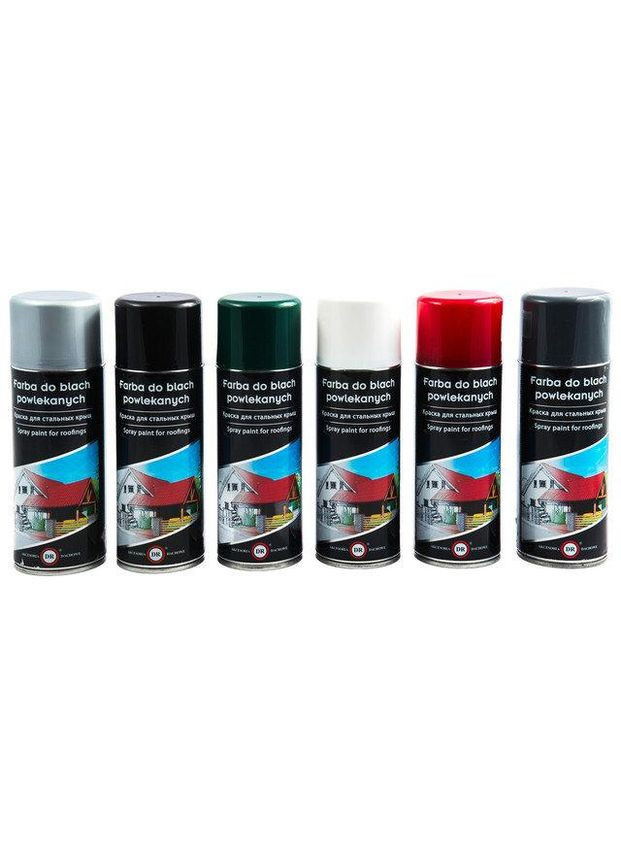 Ремонтная краска для металлочерепицы RAL 7016 аэрозольная в спрее кровельная для царапин Польша DR (364865335)