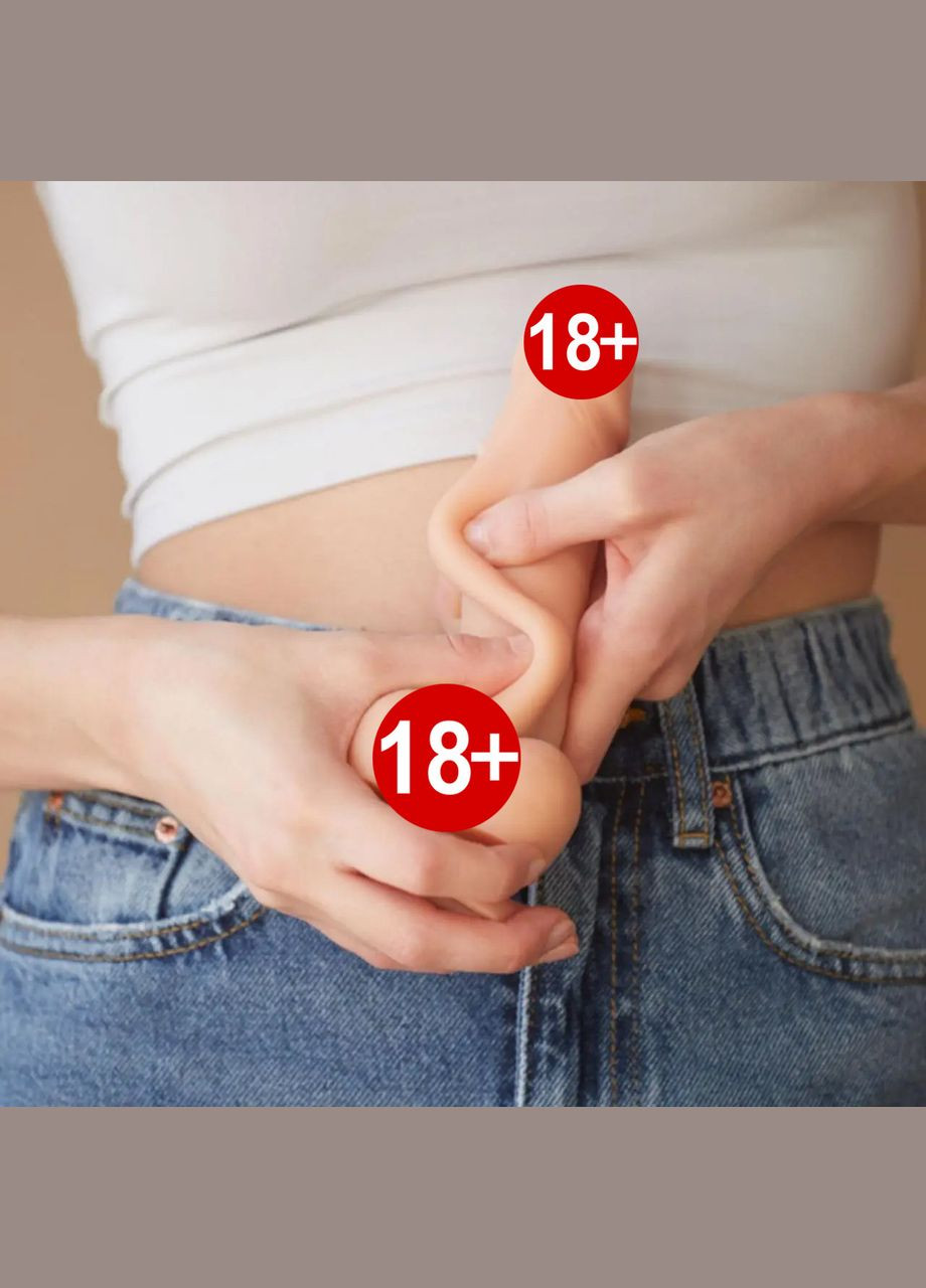 Фалоімітатор SLIDING SKIN REALISTIC DILDO VANILLE - L Strap-On-Me (303882428)