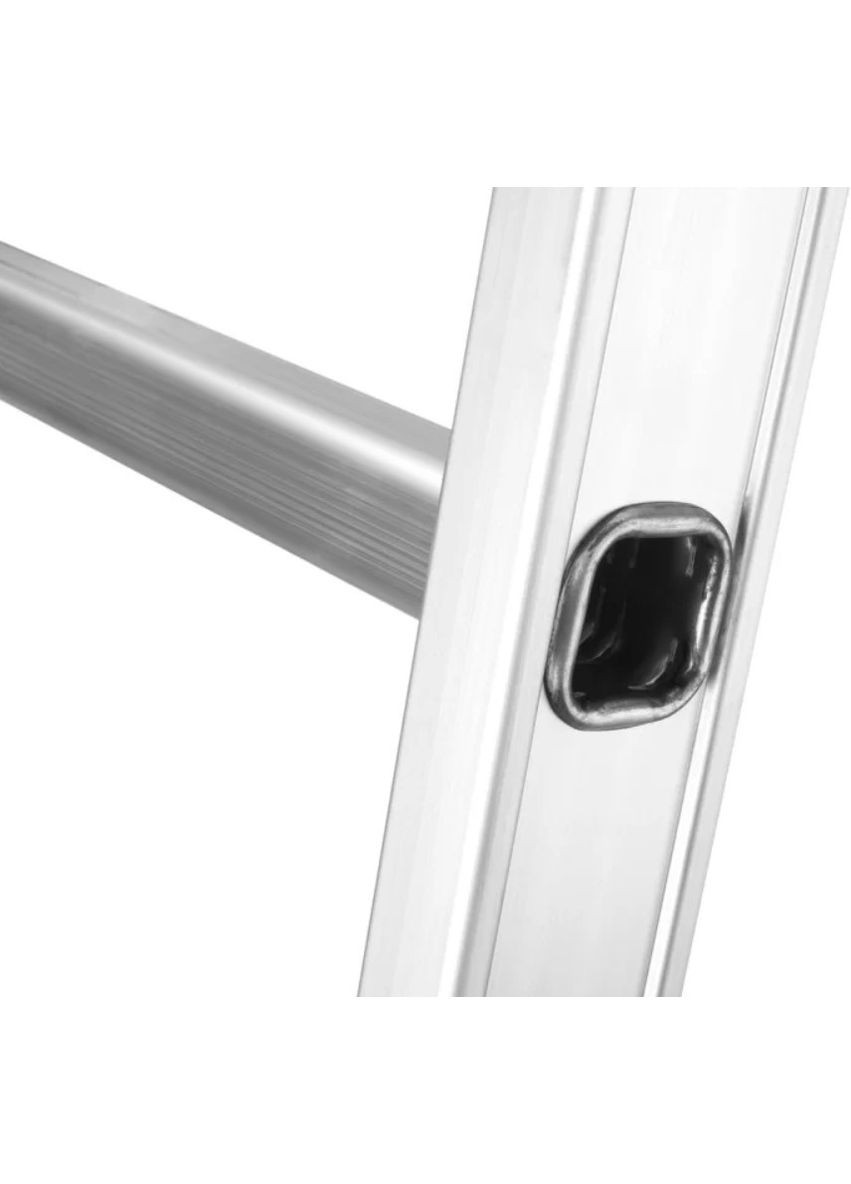 Алюмінієва драбина (3х8 сходинок) універсальна 3-секційна (24176) BLUETOOLS (302675259)