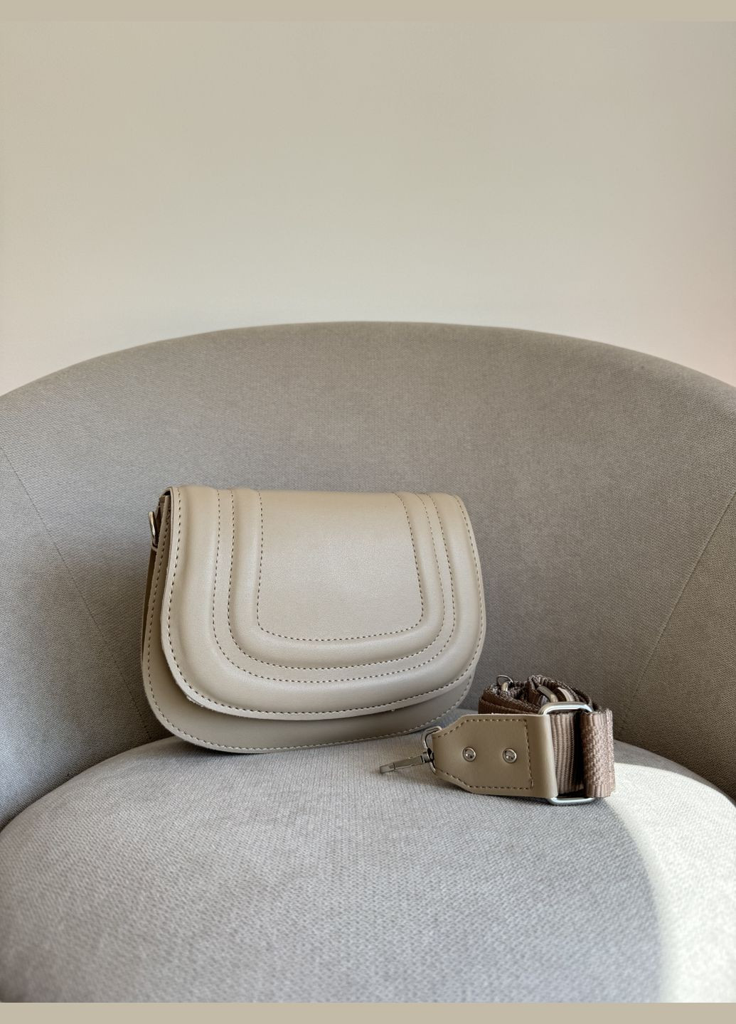 Стильная женская сумка Assel Ashley Beige Barbaris (307359285)