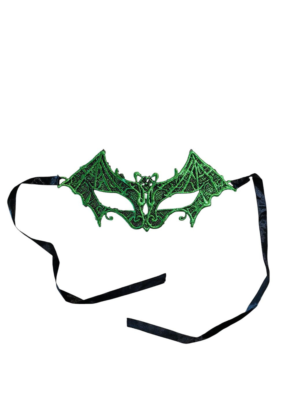 карнавальна Кажан one size зелений Jannet Маска (322249340)