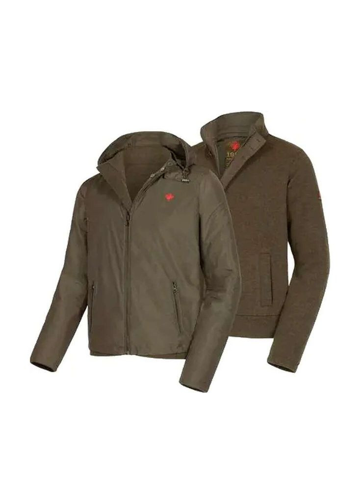 Коричнева демісезонна куртка nova оливковий (m508539) Hallyard Nova Оливковий L